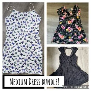 Medium Dress Bundle with Butterfly and Floral Prints